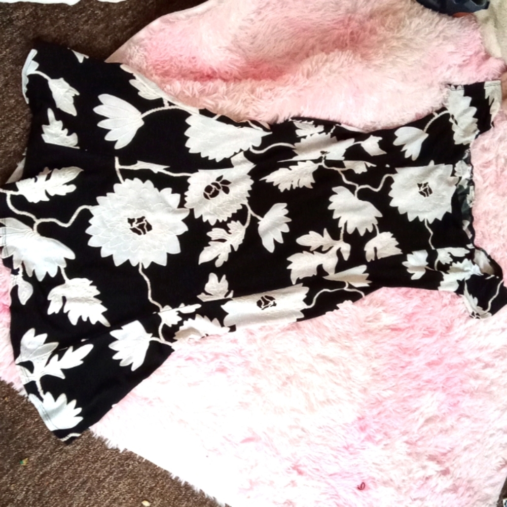 Charlotte Russe flare dress off the shoulder